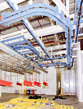汽車提升機(jī)涂裝生產(chǎn)線